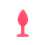 Toosh Pink Silicone Butt Plug Small 1