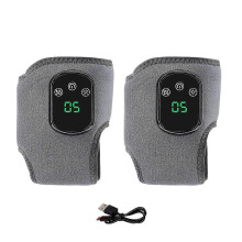 (2pcs) Neuropathy Emsense Foot Massager Wireless Portable Triple Method 3 Vibration Mode Heated Ankle Wrap For Home Office Travel-lxb