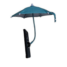 (Blue) Magnetic Phone Umbrella for Sun, 360 Rotation Phone Umbrella for Sun, Foldable Portable, Reduce Phone Overheating and Phones Anti-Glare