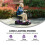 (Purple) Pilot Mobility Scooter 4mph Boot Travel LED Headlight 7
