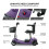 (Purple) Pilot Mobility Scooter 4mph Boot Travel LED Headlight 9