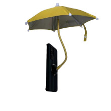 Magnetic Phone Umbrella for Sun,Phone umbrella for sun with Flexible Angle Design,Portable Phone Umbrella-Yellow