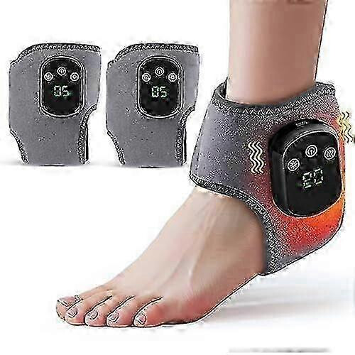 Heat Compression Foot Massager for Neuropathy - Triple Therapy Design, Boosts Circulation, 2 Pack WSLIHV