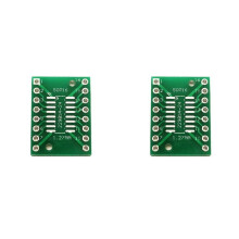 200Pcs/Lot TSSOP16 SSOP16 SOP16 to DIP16 Transfer Board DIP Pin Board Pitch Adapter PCB