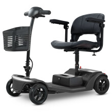 (Black) Pilot Mobility Scooter 4mph Boot Travel LED Headlight