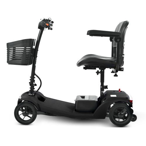 (Black) Pilot Mobility Scooter 4mph Boot Travel LED Headlight 2