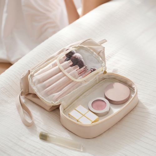 Living And Home Double Tier Large Travel Makeup Bag 2