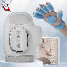 Hand Massager with Heat and Compression, for Arthritis and Carpal Tunnel Wrist Warmer Finger Massagers, Kneading Rollers Electric Cord
