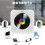 CD Player Portable Bluetooth Desktop CD Player for Home with Timer Built-in HiFi Speakers with LCD Screen Display Radio 5