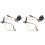 2X Wireless Microphone Receiver Antenna Extension Interface Board with Cable 1