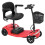 (Red) Pilot Mobility Scooter 4mph Boot Travel LED Headlight 4