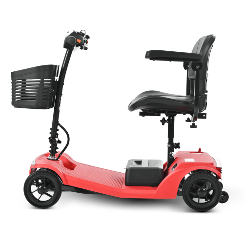 (Red) Pilot Mobility Scooter 4mph Boot Travel LED Headlight 2