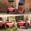 (Red) Pilot Mobility Scooter 4mph Boot Travel LED Headlight 6