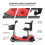 (Red) Pilot Mobility Scooter 4mph Boot Travel LED Headlight 10