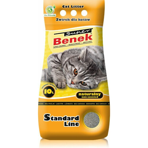 Certech Super Benek Standard Natural - Cat Litter Clumping 10 l 2