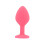 Toosh Pink Silicone Butt Plug Medium 1
