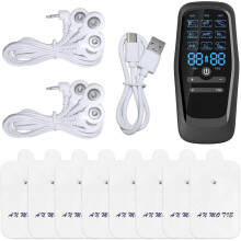 9-in-1 Period Simulator Machine for Men Labour Pain Simulator for Men 9 Modes Electric Massager for Back Sciatica Shoulder Pain(with 8 Patches)