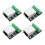32PCS RJ45 Ethernet Female Socket Connector Breakout Board,2.54mm Connector Board Shielded Network Adapter Terminal 2