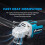 Cordless Angle Grinder 125mm 8000RPM Brushless 6