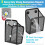 Magnetic Pencil Holder Mesh Basket 2PCS Black 2