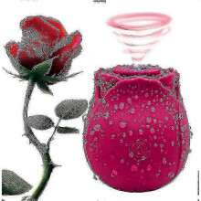 (Red) 10 Modes Rose Massager for Women - Stress Relief at Its Finest