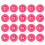TrueClos resin buttons candy color 4-hole 100 pcs 2