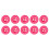 TrueClos resin buttons candy color 4-hole 100 pcs 4
