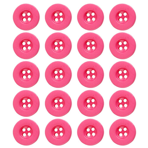 TrueClos resin buttons candy color 4-hole 100 pcs 2