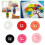 TrueClos resin buttons candy color 4-hole 100 pcs 5