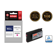 Activejet AH-953MRX ink for HP printer; HP 953XL F6U17AE replacement; Premium; 25 ml; magenta