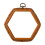 Embroidery Hoop Stretch Frame Hexagon 15.5x14cm 1