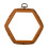 Embroidery Hoop Stretch Frame Hexagon 15.5x14cm 2