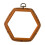 Embroidery Hoop Stretch Frame Hexagon 15.5x14cm 3