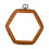Embroidery Hoop Stretch Frame Hexagon 15.5x14cm 5