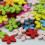 Wooden Flower Buttons 2-Hole 100 Pieces 6