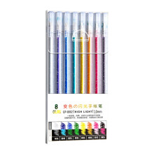 Glitter gel pens fine point 8-pack
