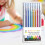 Glitter gel pens fine point 8-pack 8