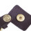 Leather Snap Buckles Set Brown 2 Sets 3