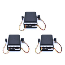 3X Contrôleur de Vitesse de Moteur 10-55 V 60 A PWM 0-100 % RPM LED Numérique Réglable CW CCW Interrupteur de Commande de Moteur Avant et Arrière