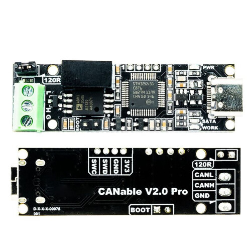 3X CANable V2.0 Pro CANbus Transceiver USB to PCAN Protocol Analyzer Adapter CAN2.0 Serial Controller 2