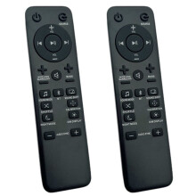 2X Remote Control for Bar 2.1 3.1 Channel 4K Ultra HD Sound Bar System Wireless Home Theater Audio Remote Control