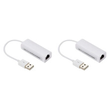 2X Network Card USB Type-C to Rj45 100M Driver-Free Network Card Converter Network Cable Adapter Ethernet Adapter B