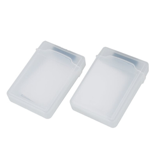 8 Packs Clear 3.5 INCH  HDD Hard Drive Storage Case 1