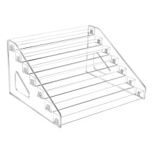 Transparante Verfopbergdoos, Miniatuur Verfrek 7-Laags Verfopbergrek, Ambachtelijke Verfopbergrek