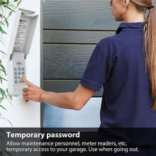 Draadloze Garagedeur Afstandsbediening Keyless Toetsenbord Geschikt voor Genie Intellicode Oudere Modellen GWKP, GWK-IC, ACSDG, ACSDA1