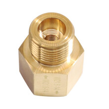 Convertitore Adattatore per Serbatoio Bombola CO2 da W21.8-14 un W21.8-14 con Valvola RPV per Acquario