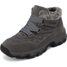 Damen Winterstiefel Gepolstert Rutschfest Bequem Strapazierfähig Grau 38 — damen winterstiefel, wanderschuhe