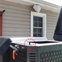 2X Remplace Masterbuilt Hopper Couvercle/Interrupteur de Porte avec Vis 9904190041 Convient pour 560/800/1050 XL Digital Charcoal Grill Smoker