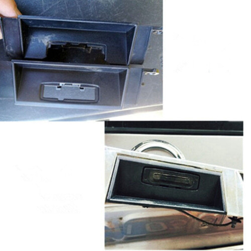 3X Car Trunk  Tailgate Button Holder Case Base Bracket Key Plate Garnish Frame for  X-Trail 2008-2013 2