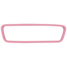 (Pink) Rearview Mirror Protective Cover Silicone Frame Anti-Collision Resilience Shock Absorption for Tesla-Accessories